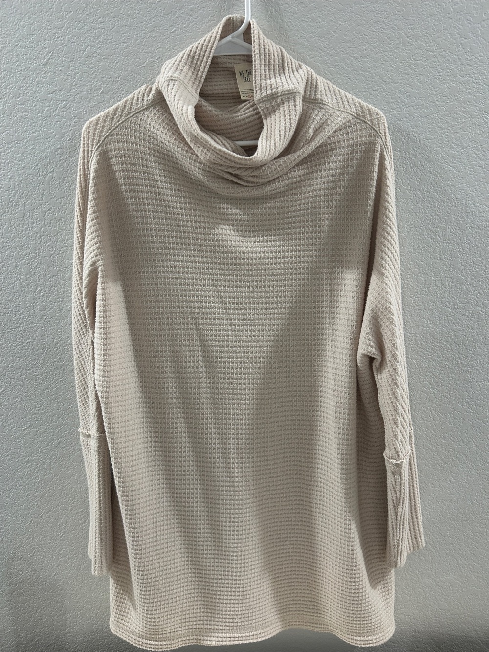 Free People We The Free Kitty Thermal Oversized Tunic Top